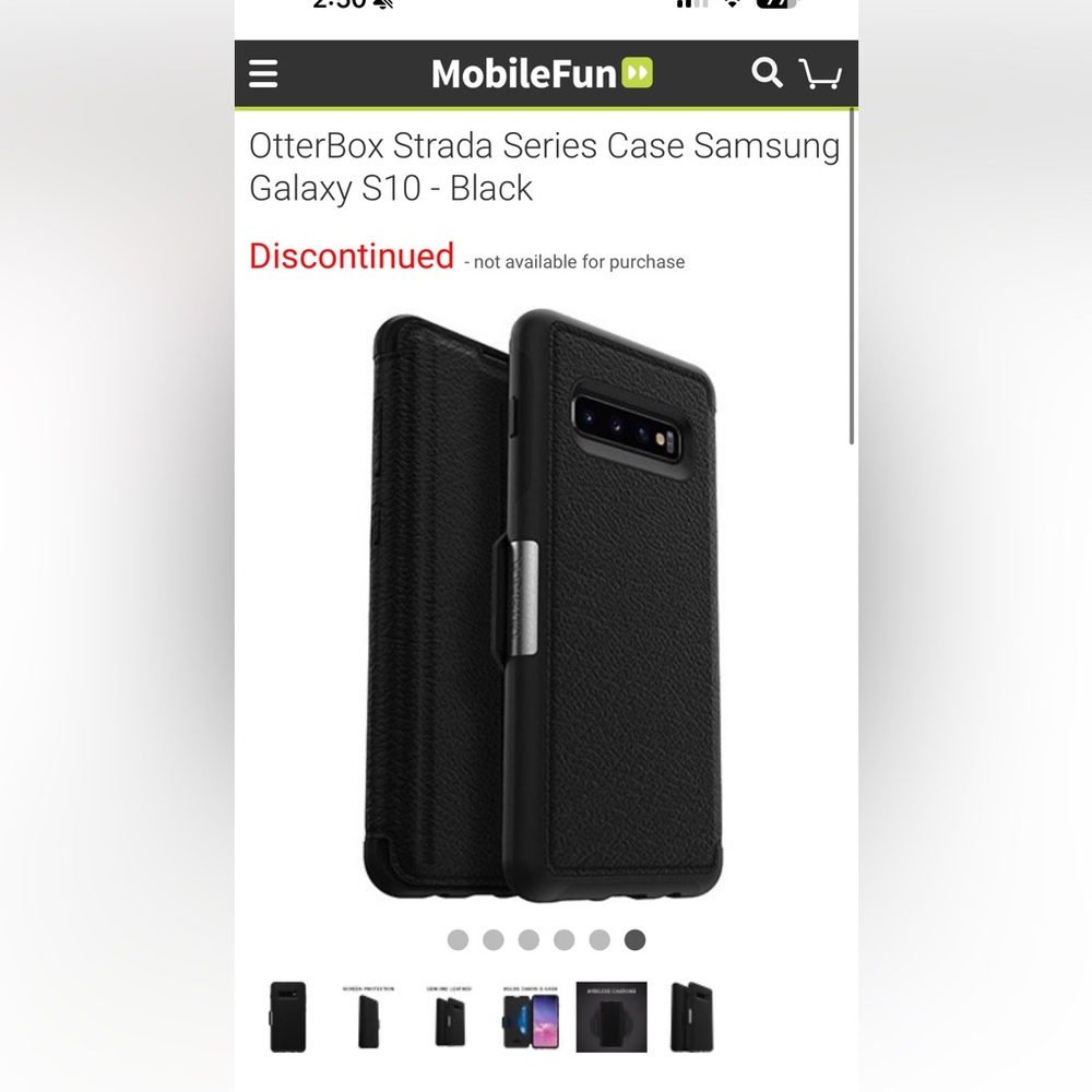 Otterbox Strada Leather Samsung Galaxy S10 Case
